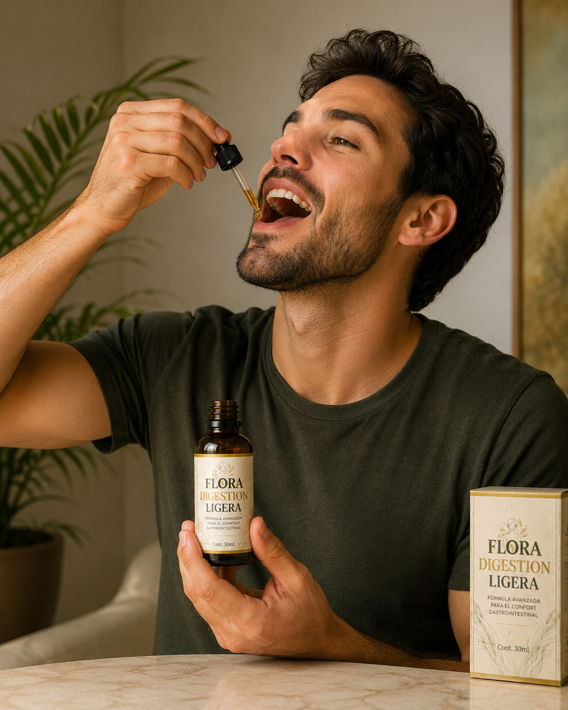 Flora Digestión Ligera Siéntete más ligero después de cada comida.