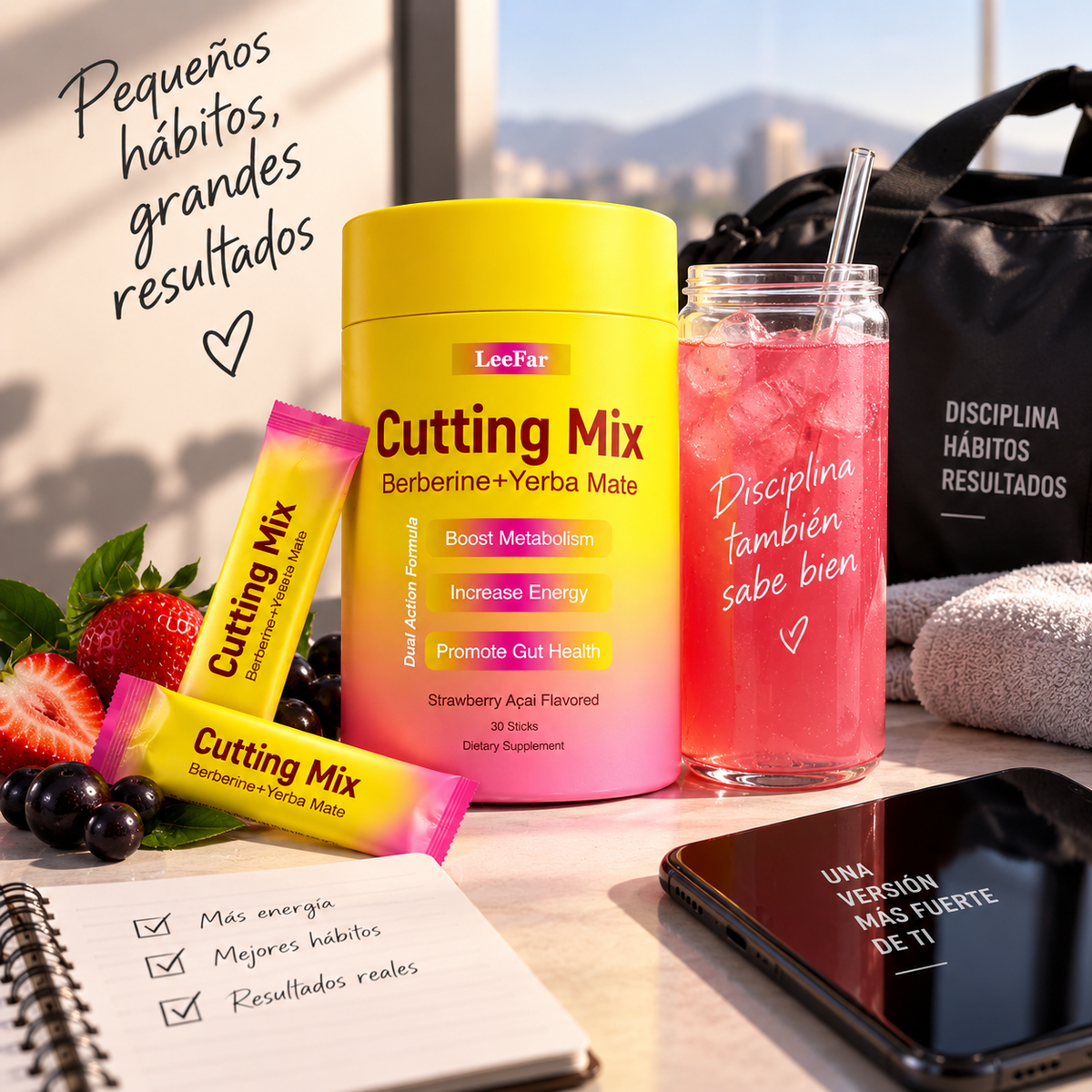 CUTTING MIX: Apoya tu control de peso diariamente.